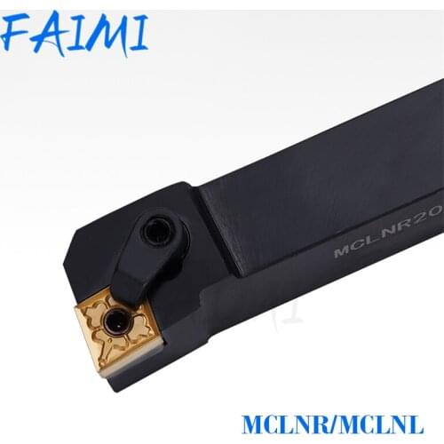 MCLNR1616H12 Cylindrical Turning Tool 95 Degree CNC Lathe Cutting Bar MCLNL2020K12 Carbide Inserts External Turning Tool Holder
