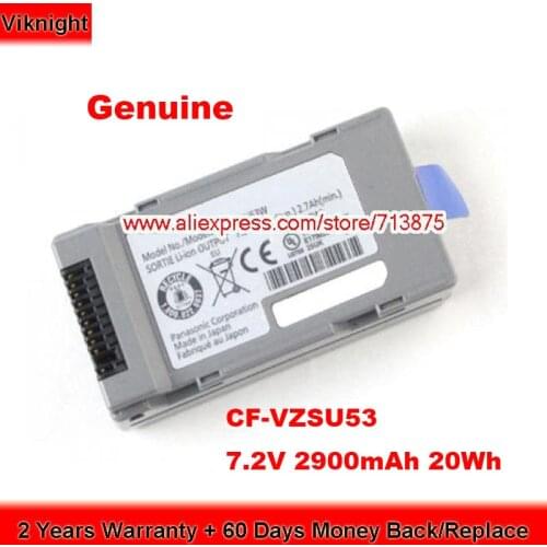 Genuine CF-VZSU53W Battery CF-VZSU53 for Panasonic Toughbook CF-H2 CF-U1 CF-H1 CF-VZSU53JS A6YB AC2D 7.2V 2900mAh 20Wh