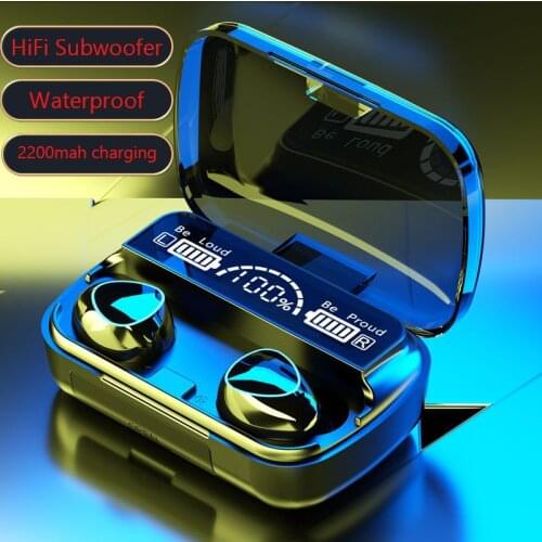 NEW M10 TWS Bluetooth Earphones Charging Box Wireless Headphone 9D Stereo Sports Waterproof Earbuds Headsets With Microphone