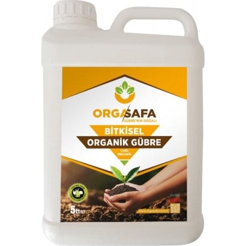 Orgasafa Bitkisel Organik Sivi Gubre 5 Lt Her Turlu Tarım Kulturunde Hizli Gelisim Mukemmel Kalite ve Maksimum Verim Saglar