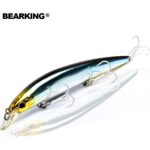 2017 hot model Bearking 13cm 14.8g Fishing Wobblers 5pcs/lot Fishing Lure Bait Swimbait Crankbait with 2xstrong Hooks