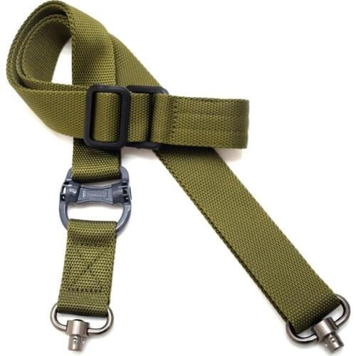 Gun Sling 2 Point MS4 Tactical Rope Mission Adjustable Quick Detach QD Trap for Military Hunting Airsoft Rifle Carry Belt