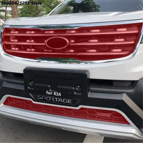 Car Middle Insect Screening Mesh Front Grille Insert Net for KIA Sportage R 2021 2020 2019 Accessories Anti-Insect Mesh