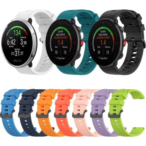 Replacement Silicone Watchband For POLAR Vantage M Band (Correa) Smart Watch Wrist Strap For polar ignite pulseira Bracelet