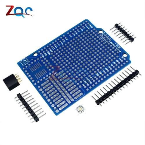 Standard Proto Screw Shield Board For Arduino Compatible Improved version support A6 A7 double-side PCB