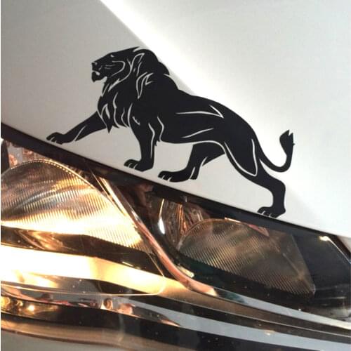Mighty Lion 19CM Car Sticker Reflective vinyl decal car decoration styling accessories