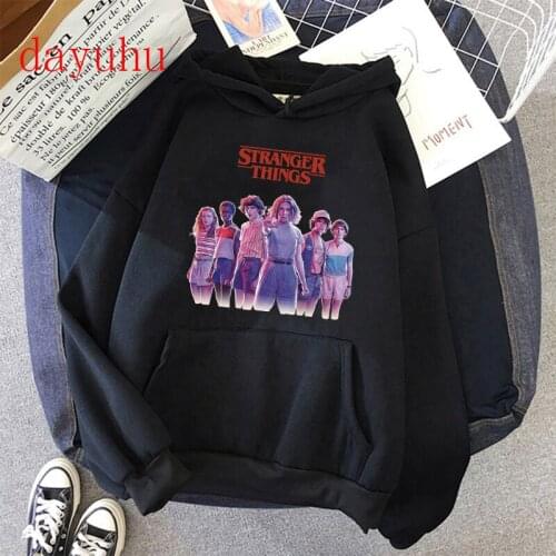 Stranger Things Season 3 Hoodie men/women Harajuku eleven Sweatshirts funny Kawaii Korean Oversized Hooded male hoodies Hip Hop