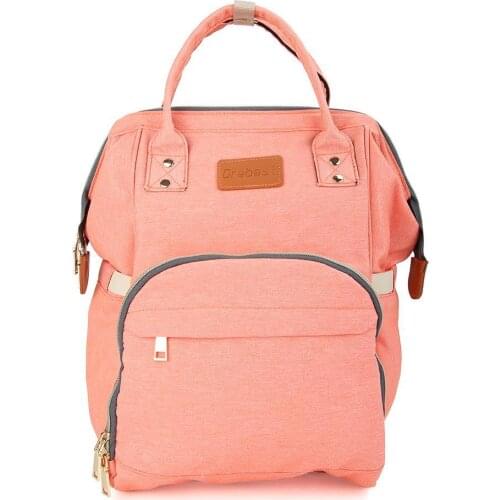 Women Maternity Oxford Fabric Zip Large Capacity Travel Backpack Shoulders Bag