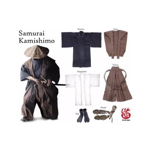 1/6 Japanese Samurai Clothing Set For japan Male Ancient Soldier Clothing Accessories