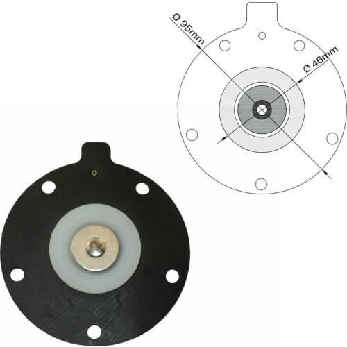 1" Dust Collect Valve Nitrile Diaphragm Kits for BFEC DMF25 DMF-ZM-25 DMF-Z-25