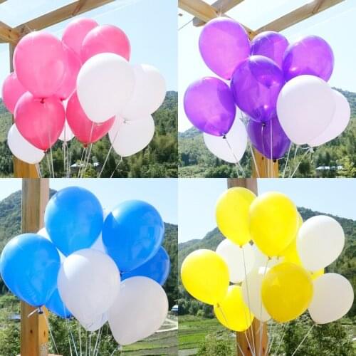 100pcs / 2.2g latex balloon romantic wedding decoration birthday balloon creative Christmas party layout props Free shipping