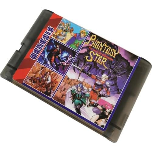 200 in 1 Sega Genesis Mega Drive Game Cartridge - 16-Bit Multi Cart Black through