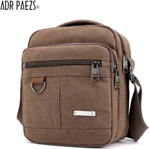 2021 Original canvas Male Fashion Casual Tote Messenger Mochila bag Design Satchel Crossbody Shoulder bag Tablet Pouch Men sales