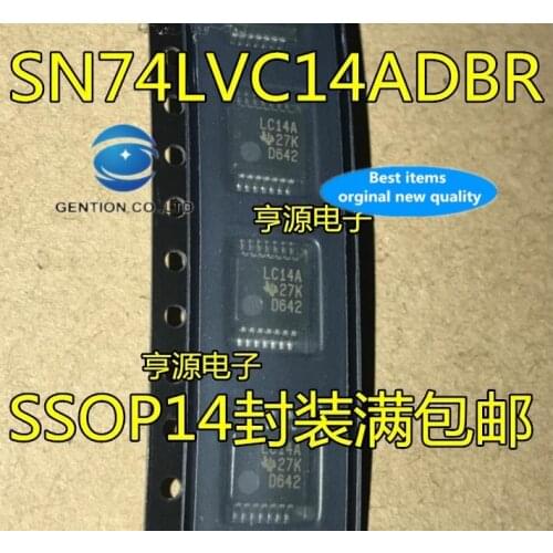 30pcs 100% orginal new real stock SN74LVC14 SN74LVC14ADBR silk-screen LC14A SSOP14 can
