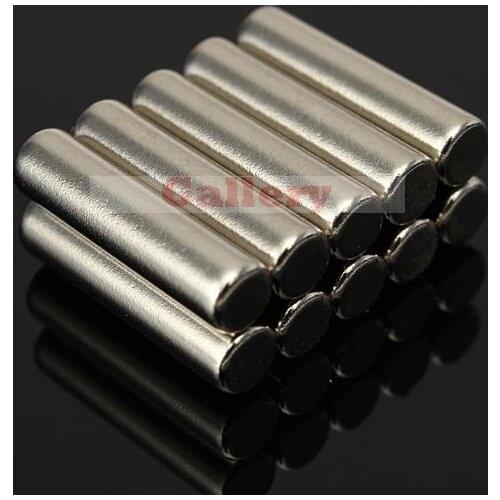 50pcs Cylinder Neodymium Rare Earth Magnets N42 5mm X 20mm