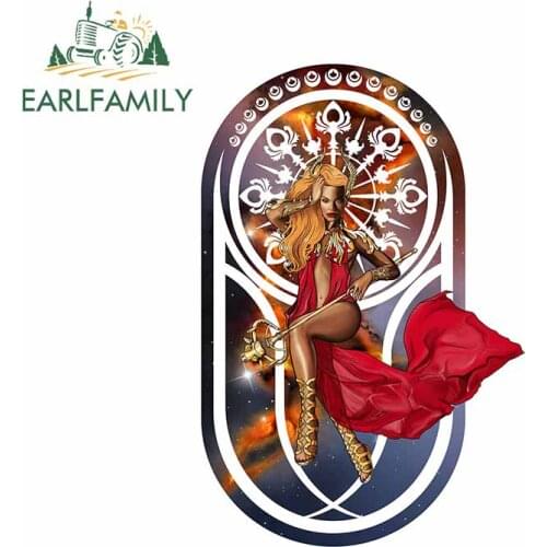 EARLFAMILY 13cm x 8.8cm for LGreek Mythology Hera Anime Refrigerator Car Stickers Windows Decal Waterproof Trunk RV Decoration