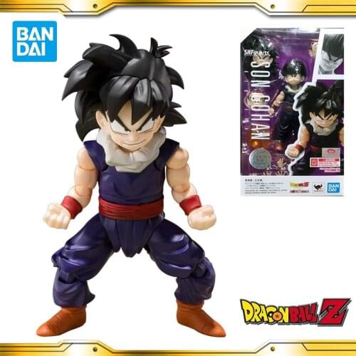 Original BANDAI S.H.Figuarts DRAGON BALL Son Gohan Namekian Anime Action Toy figures Model Toys For Children