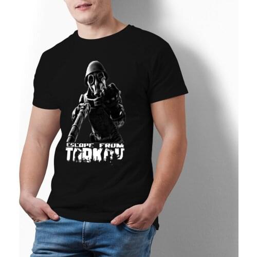 Escape From Tarkov Tee Shirt Fun Short-Sleeve Cotton T Shirt Streetwear Print T-Shirt Oversize Mens