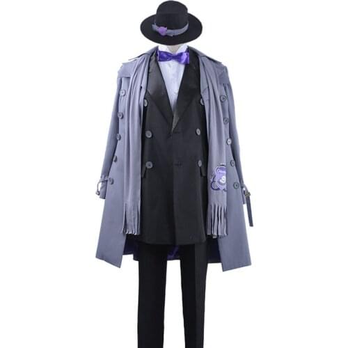 Game Twisted Wonderland Azul Ashengrotto Cosplay Costume Adult Uniform Coat hat Outfit Halloween Carnival Costumes