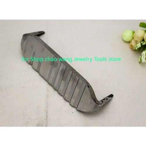 Bent Steel Channel Stick with Hook for Jewelry Forming Tools 17cm Length
