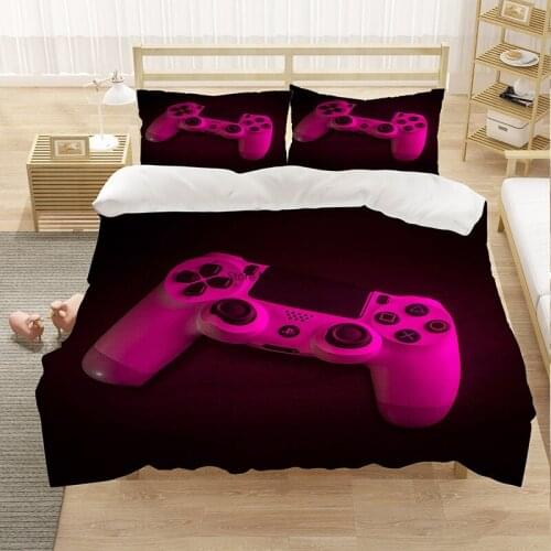 Home Bedding Set Game Controller Room Decor Comforter Cover For Teen Boys Girls Player Gamer Console Duvet Cover Pillowcases