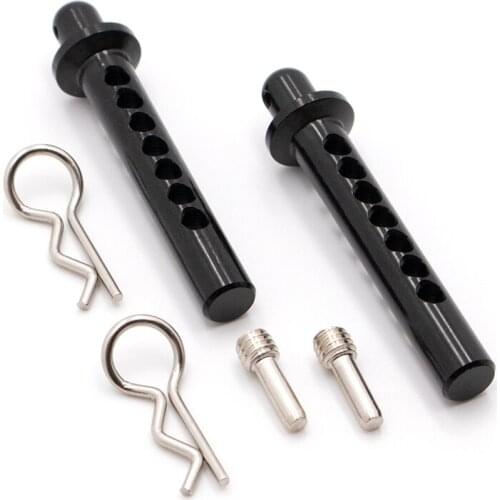 KYX Racing Metal Front Body Posts Mounts Car Shell Column Brackets Upgrades Parts for 1/10 RC Crawler Car Axial SCX10 II 90046