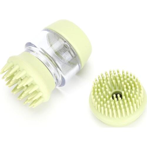 Pet Dog Cat Multifunction Bathing Tool Massage Silicone Brush with Head Comfortable Massager Shower Tool Cleaning Accessories