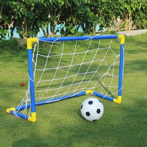45CM Small Indoor And Outdoor Football Goal With Ball Set Sports Outdoor Pump Toy Toy Sports Boy D7H9