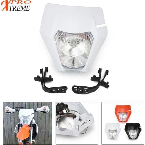 Motorcycle Headlight Headlamp Head Light For 2017 KTM Headligt EXC XCF SX F SMR Enduro Dirt Bike Motocross Supermoto H4 Bulb