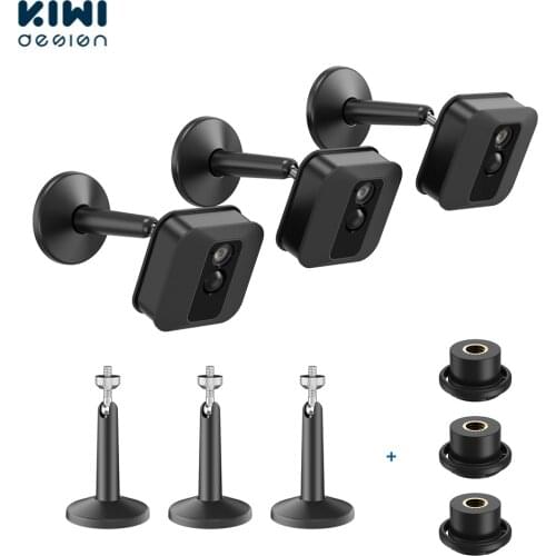KIWI design Wall Mount For Blink XT XT2 Mini Adjustable Security Wall Mount Aluminium Alloy Indoor/Outdoor Mount 3 Pack
