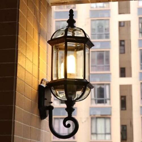 European Style Garden Wall Light Outdoor Waterproof Retro Entrance Light Decoration Shop Simple Indoor Bedroom Wall Light