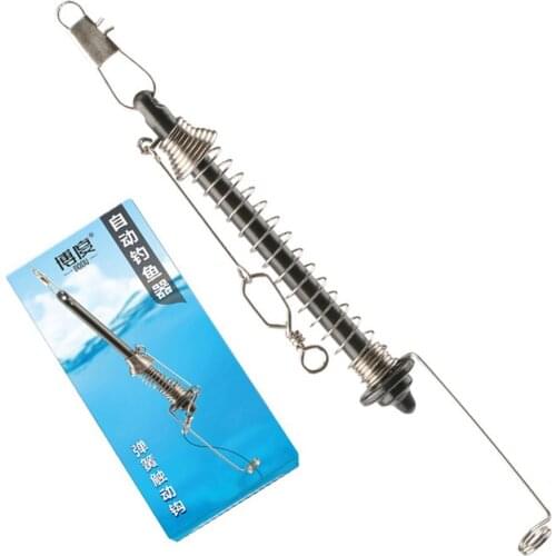 2021 New Hot Fishing Lure Portable Automatic Fishing Hook Full Speed Automatic Spring Hook Outdoor Fishing Accessories