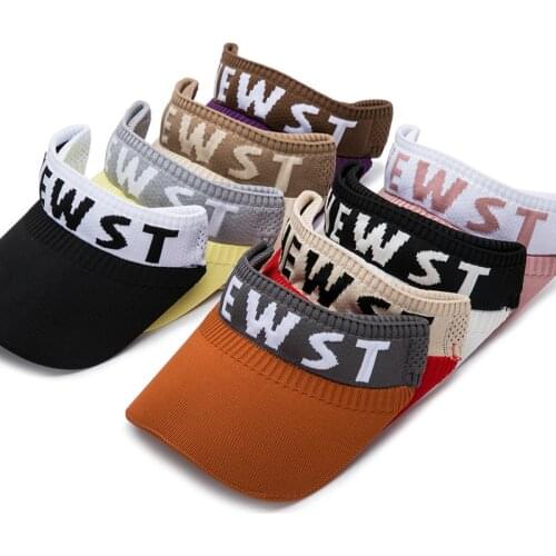 Newst Sports Visors Hat Caps Women Fashion Running Tennis Hats Empty Top Quick-Dry Summer Sun Hats