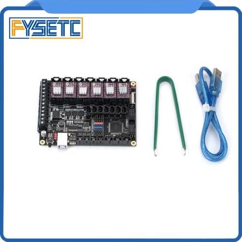 FYSETC F6 V1.3 Board ALL-in-one Electronics Solution Mainboard For 3D Printer CNC Devices + 6pcs DRV8825 Stepper Driver
