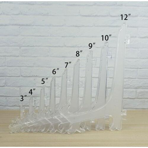 Clear Plastic Easels or Stand / Plate Holders to Display Pictures or Other Items at Weddings, Home Decoration, Birthdays, Tables