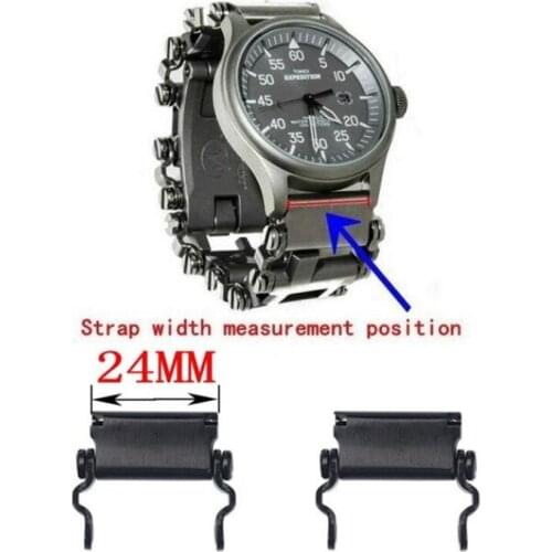 Replacement parts Watch Link Buckle Stainless Steel Multifunction Tool Outdoor Sports Bracelet Accessories for Adjustable Buckle