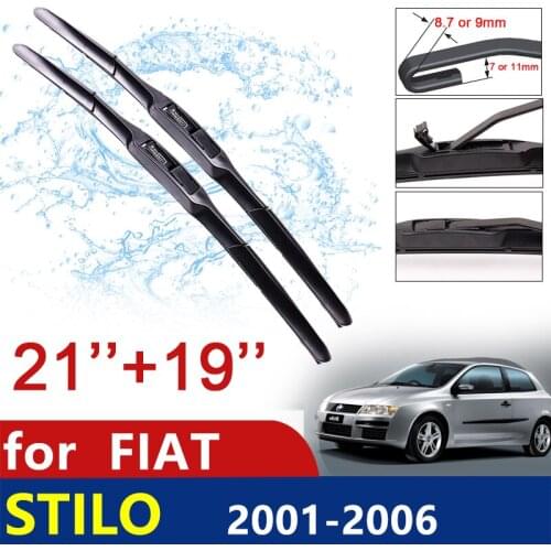 For FIAT Stilo 2001~2006 2002 2003 2004 2005 Front Window Windscreen Windshield Wipers Car Wiper Blades Car Accessories