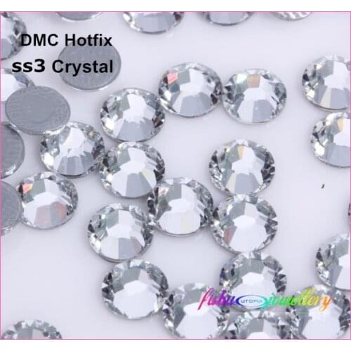 1440pcs/Lot, Hotfix Rhinestones ss3 (1.3-1.4mm) High Quality DMC Crystal Clear Iron On Crystals
