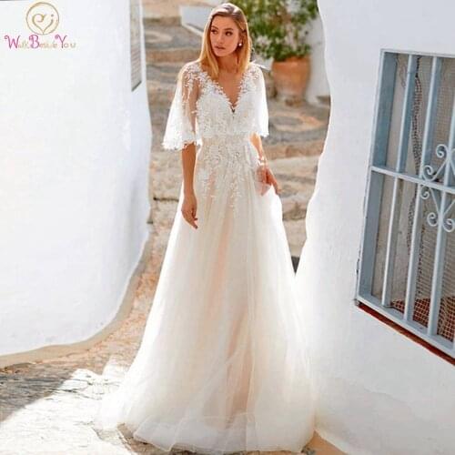 Пляжные свадебные платья WALK BESIDE YOU China At AliExpress