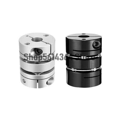 Clamp Tight Motor Shaft 2 Diaphragm Coupling Joint CNC Stepper Connector Coupler 39x47mm