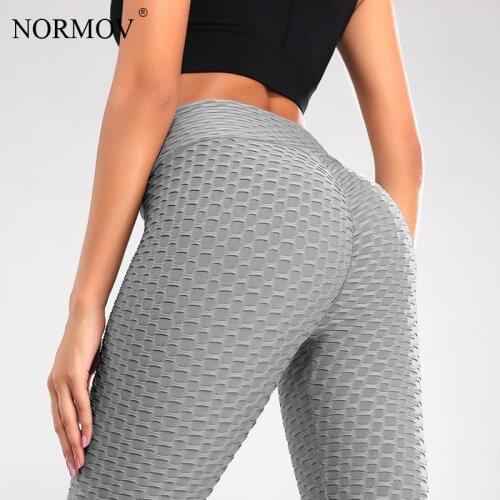NORMOV High Waist Leggings Women Sexy Sport Fitness Gym Leggins Push Up Fashion Workout Running Activewear Pants Legging Women