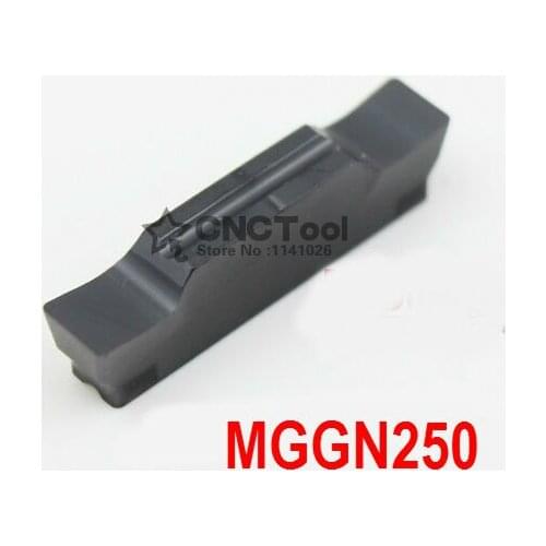 10PCS MGGN250 , wide 2.5mm wide cutting blade, blade fine grinding, is suitable for machining steel, stainless steel materials