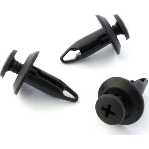 10x 6mm Hole Plastic Fairing & Trim Panel Clips- For Honda For Suzuki For Yamaha For Kawasaki