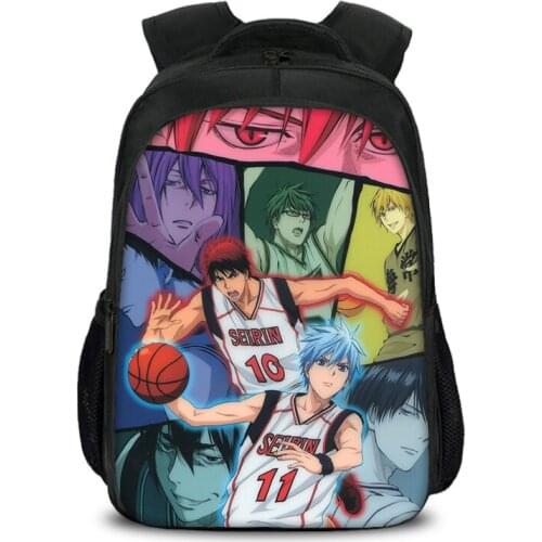 New Kuroko No Basketball Printing Anime School Bags Primary Students Bookbags For Boys Girls Big Kids School Backpack Rucksack