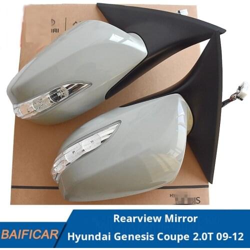 Baificar Brand New Genuine Rearview Mirror With Turn Signal Light 1PCS For Hyundai Genesis Coupe 2.0T 2009 2012
