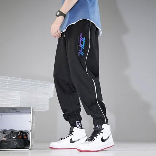 Men Trousers Casual Joggers Pants New Sweatpants Fashion Over Size Black Sports Pants Korean Clothing Harajuku Essentials Bape