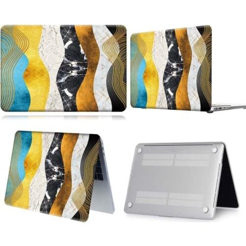 Multi Stripe Pattern New Touch Bar Laptop Case For Apple Macbook 12/Air 11 13 A2337/Pro 13(A2251 A2289) 15 16/Pro 13 A2338