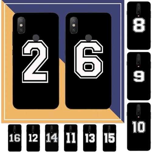Custom Football Lucky number Phone Case for Redmi Note 8 7 9 4 6 pro max T X 5A 3 10 lite pro