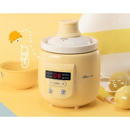 Childrens multi-functional auxiliary food artifact ceramic soup dessert porridge pot J03
