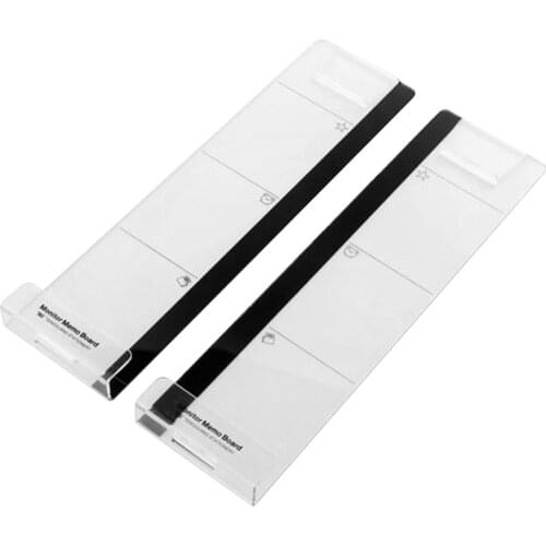 Message Memo Board PC Screen Computer Monitors Side Panel Planner Writing Record Message Board Remind Memo Pad Office Supplies